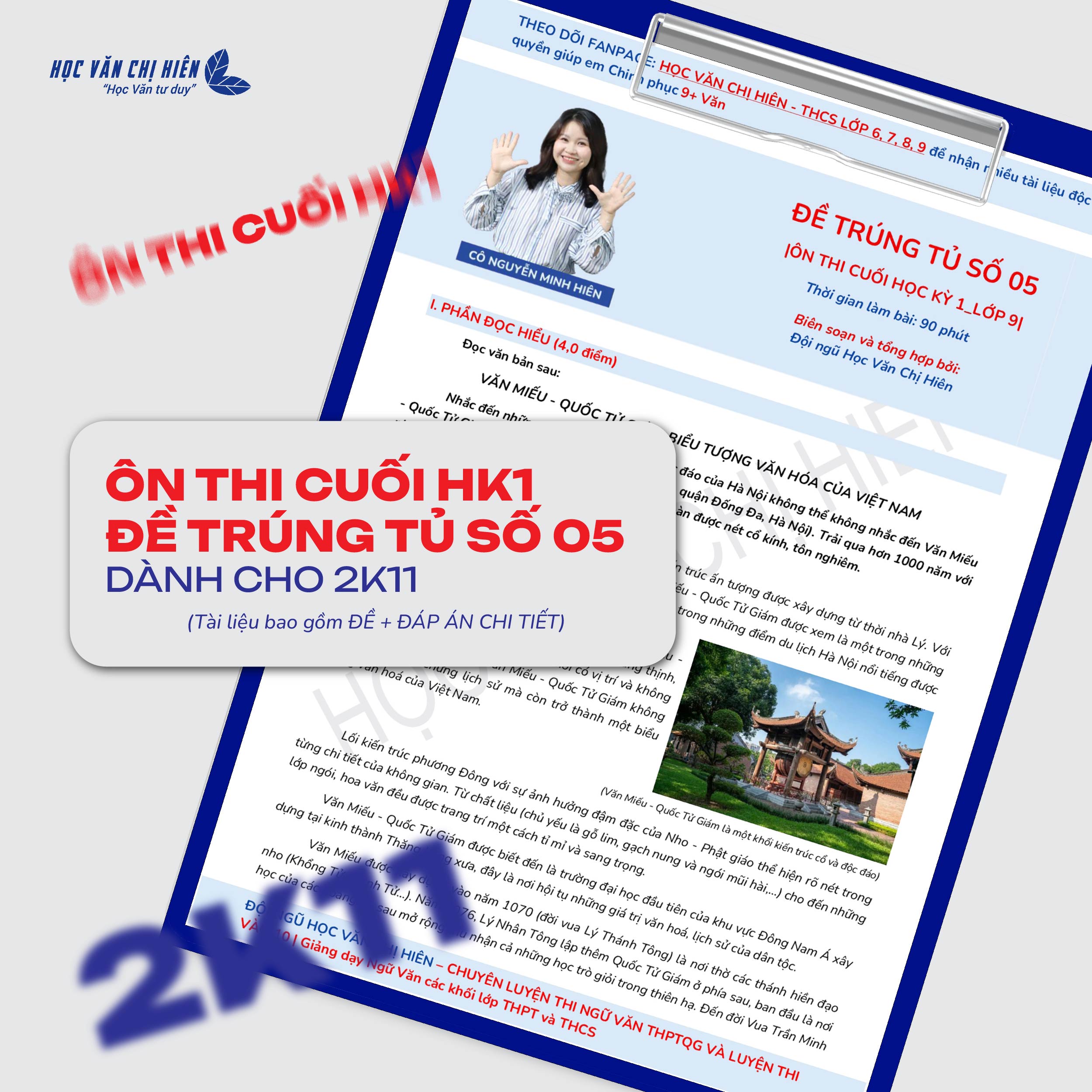 ĐỀ TRÚNG TỦ SỐ 5 | ÔN THI CUỐI HỌC KÌ 1 LỚP 9